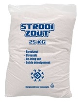 Strooizout, zak 25 kg