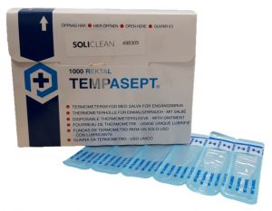 Covertemp Thermometerhoesjes Tempasept m. glijmiddel d1000st