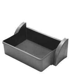 Tray zonder vakverdeling, graphite