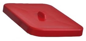 Deksel tbv Wasgoed/afvalwagen Rood