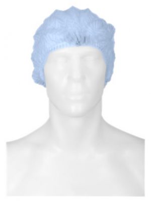 Haarnet, Non-Woven, Clip Cap Blauw, 1 maat, ds 1000 stuks