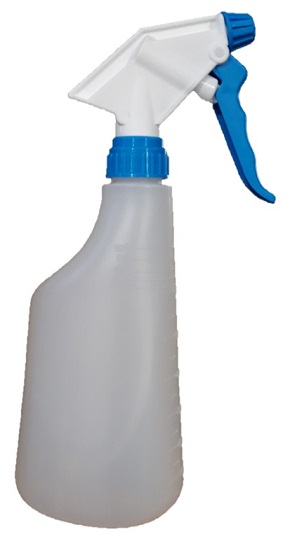 Sprayflacon 650 ml met spraykop Blauw