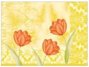 Tischsets Placemats Linclass airlaid kwaliteit tulpen 600 st
