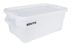 Brute Opbergbox met deksel 53 liter, Wit
