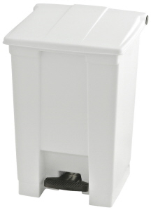 Step-On container, met pedaal 45 liter, Wit