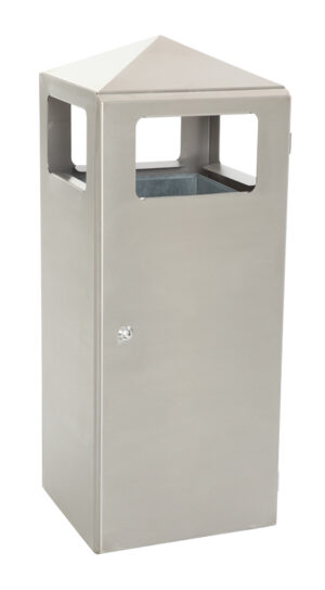 As-Papierbak Piramide (basis) RVS