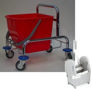 Rolemmer single met pers 25 liter RVS