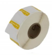 Daglabel dinsdag beschrijf-/afneembaar 25x25mm, 1000 st