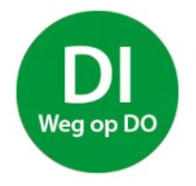 Daglabel di weg op do, rinse a way, 500 stuks op rol