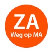 Daglabel za weg op ma, rinse a way, 500 stuks op rol