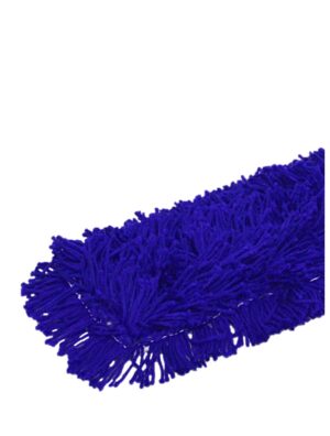 Zwabberhoes acryl met drukknopen 40 cm blauw