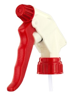 Spraykop rood voor 650 ml flacon Maxi T 23,5cm, 28/400