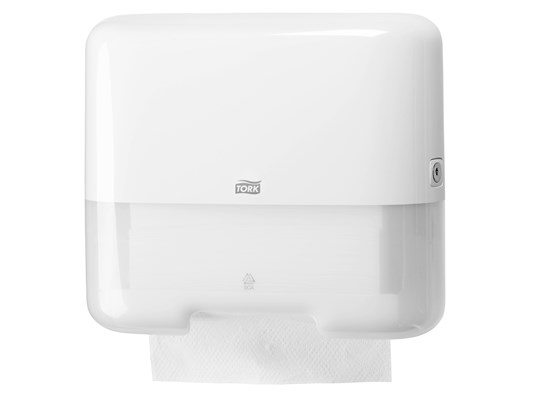 Dispenser Handdoek Z/C-vouw mini 29x33x13cm Wit Tork H3