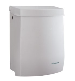 Miniwandbak Vision ABS kunststof Wit