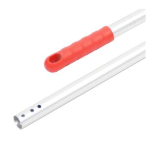 Mopsteel aluminium, Rood, 140 cm