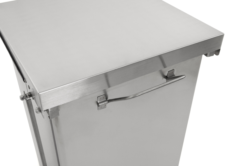 Industriële pedaalemmer 90 ltr mat RVS - Afbeelding 5