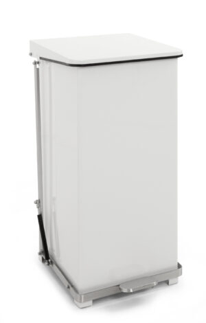 Industriële pedaalemmer 90 ltr mat Wit