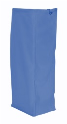 Geplastificeerde wasgoedzak 70 liter Blauw met trekkoord