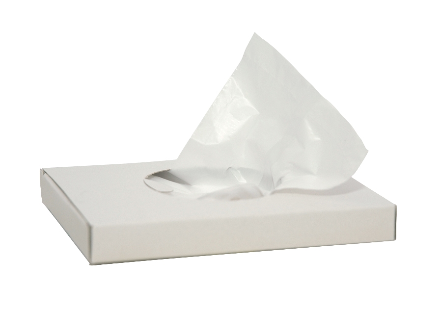 Damesverbandzakjes plastic doos van 10 x 30 stuks