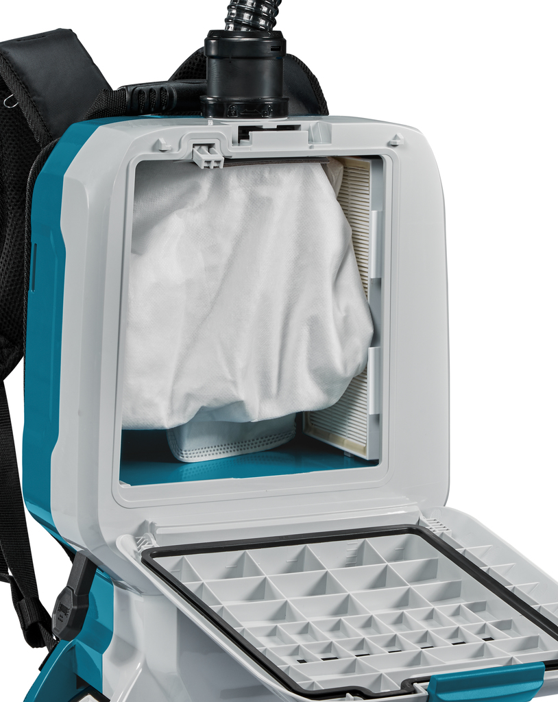 Makita 2x18V Rugstofzuiger zonder accu's en lader - Afbeelding 6