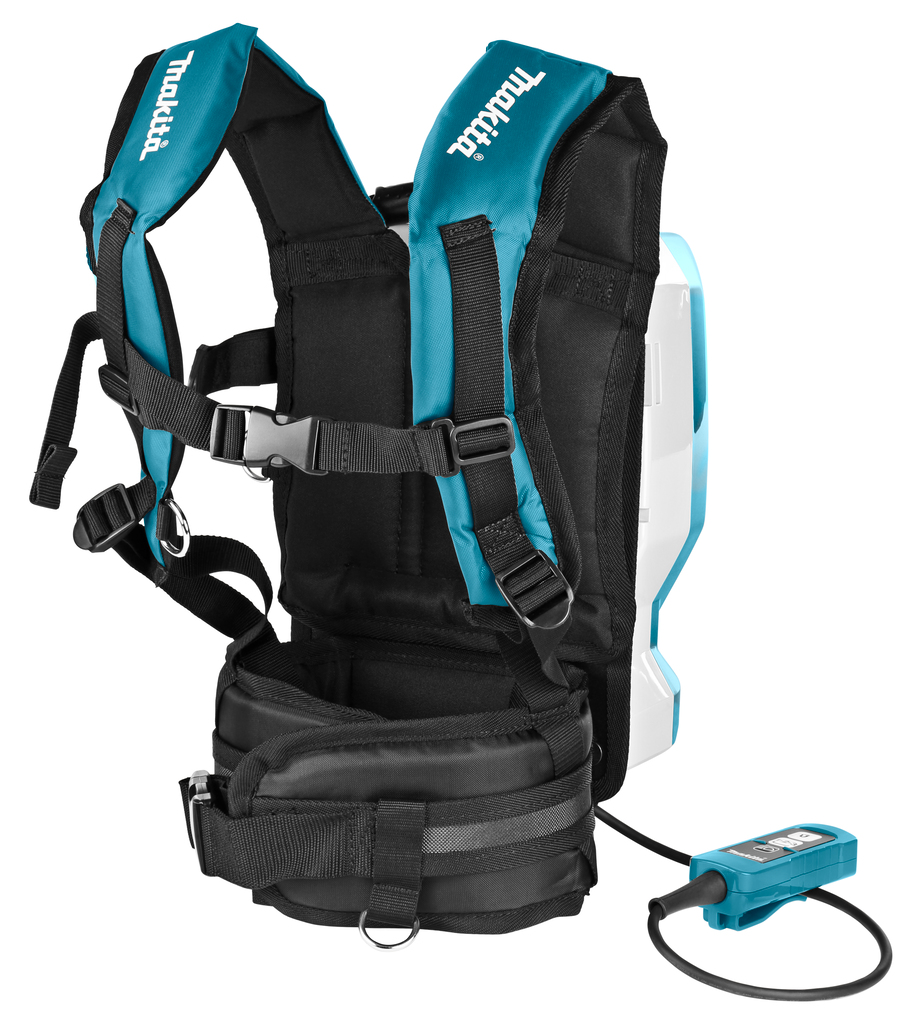 Makita 2x18V Rugstofzuiger met accu's en lader 4,5 kg - Afbeelding 5