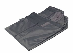 Kunststof waszak 100 Liter Grijs met klittenband voor EM ww