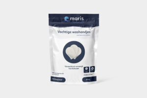 Vochtige wegwerp washandjes zonder parfum 10 stuks