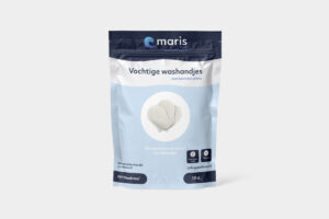 Vochtige wegwerp washandjes licht geparfumeerd 10 stuks