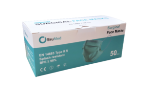 Mondmasker type II R spatbestendig 3-laags per 50 stuks