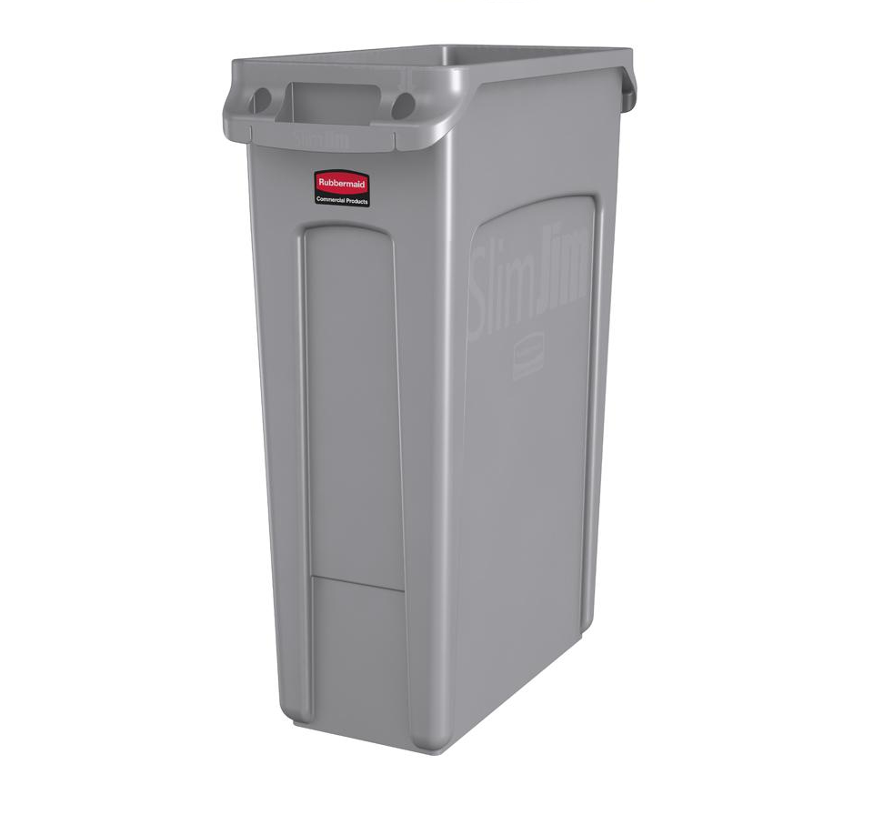 Slim Jim met luchtsleuven 87 Ltr.grijs