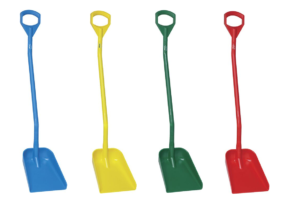 Vikan Hygiene Schop Lange Steel diverse kleuren