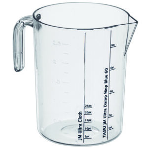 TASKI JM pre-wet maatbeker, per stuk, 2,73 liter