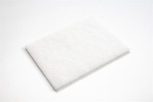 Handpad klein wit: krasvrij, 10 stuks