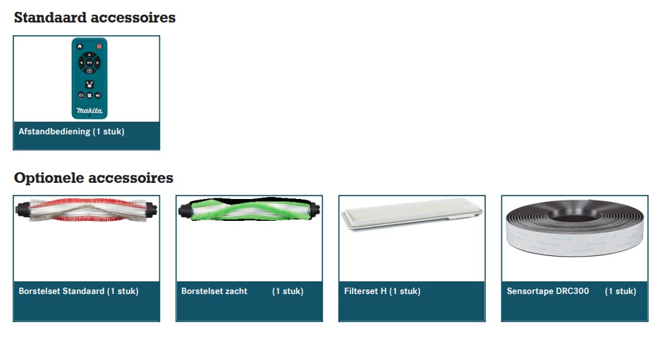 Makita 18V Robocleaner DRC300 camerasensor zonder accu/lader - Afbeelding 5