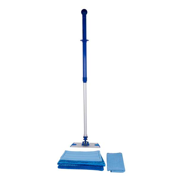 Microvezel interieurset voor wanden met telescoopsteel