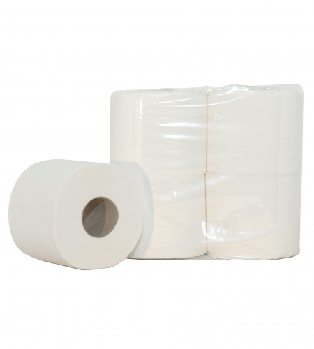 ECO Toiletpapier Cellulose 2lgs 400 vel, pak 10 x 4 rol - Afbeelding 2