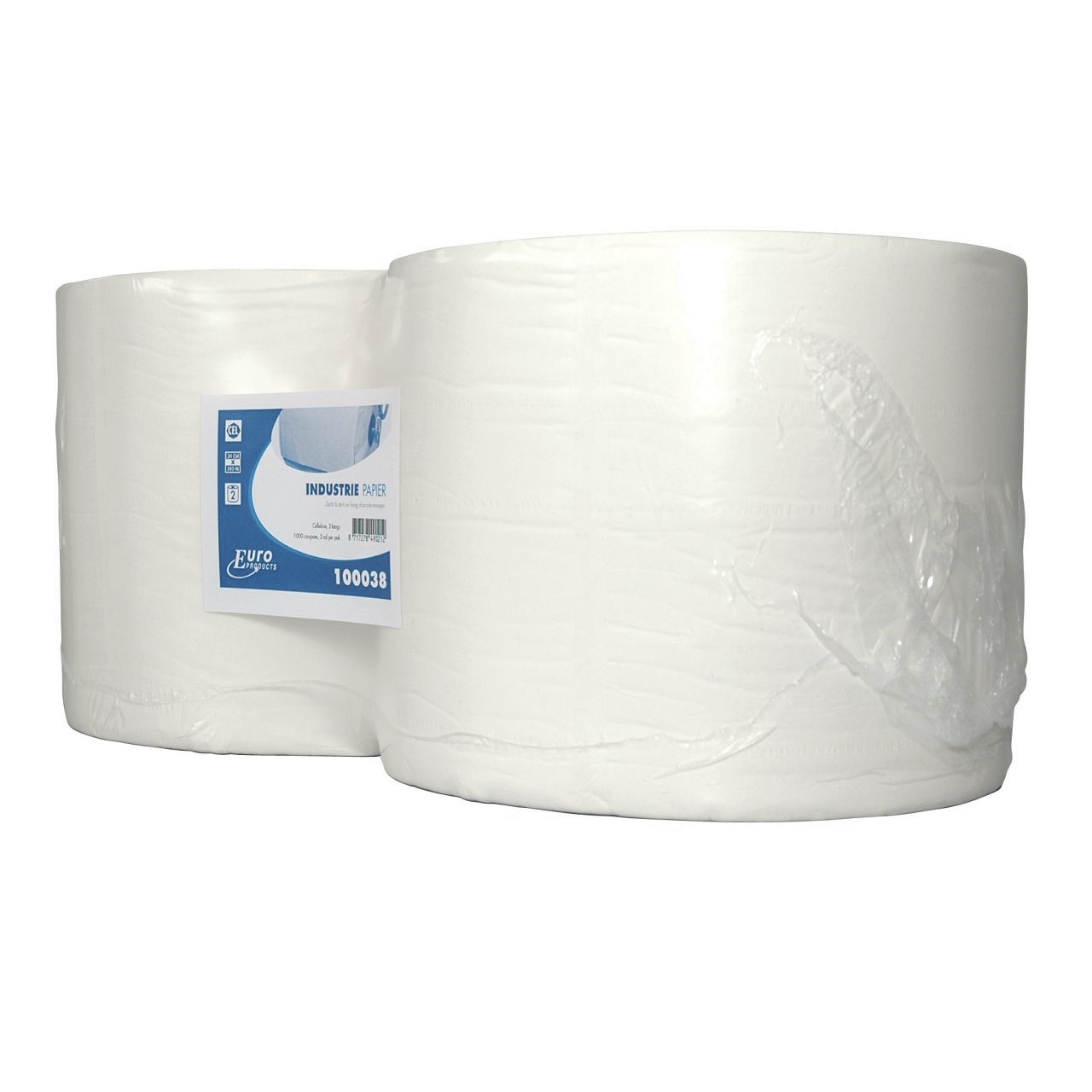Industrie papier Cellulose 2 lgs, 24 cm, pak 2 x 380 meter