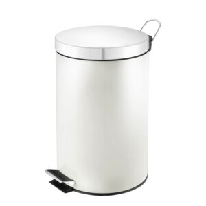 Pedaalemmer met kunststof binnenemmer 3 liter wit