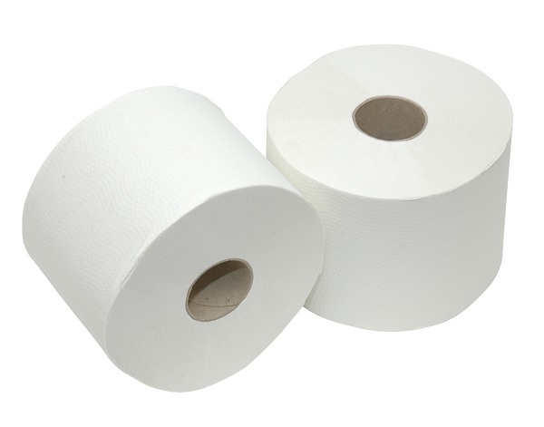 ECO Toiletpapier Euro Compact 2-lgs100m 24 rollen MET WIKKEL - Afbeelding 3