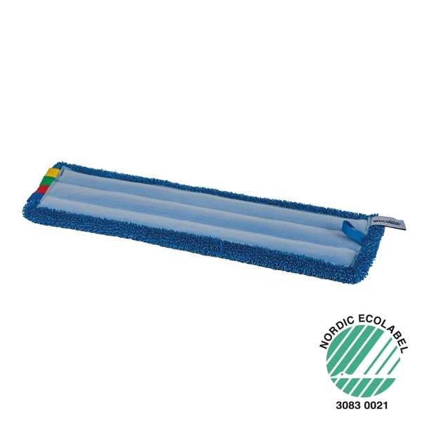 Microvezel vlakmop (klamvochtig gebruiken) 45cm Blauw - Afbeelding 2