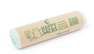 Afvalzak BIO 43 x 44 cm Wit/Groen T15 10L doos 40 x 10st