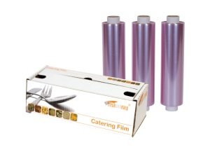 Caterfolie 30 cm x300 mtr 7,5 my in cutterbox