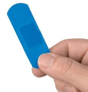 Detecteerbare pleisters, Blauw, 25 x 72 mm, 100 stuks