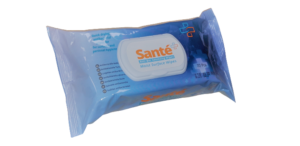 Santé wipes anti-bacteriële schoonmaakdoekjes doos 24 pakjes