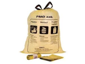 PMD afvalzak LDPE 61x80 +5cm Geel 50 x 10 stuks