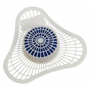 Urinoirblok roze in houder, doos 12 stuks