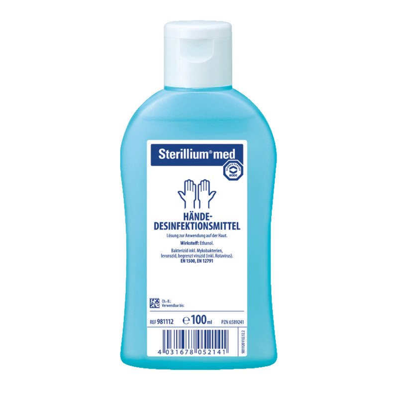 Sterillium med handdesinfectiemiddel geur-kleurstofvrij 100mL