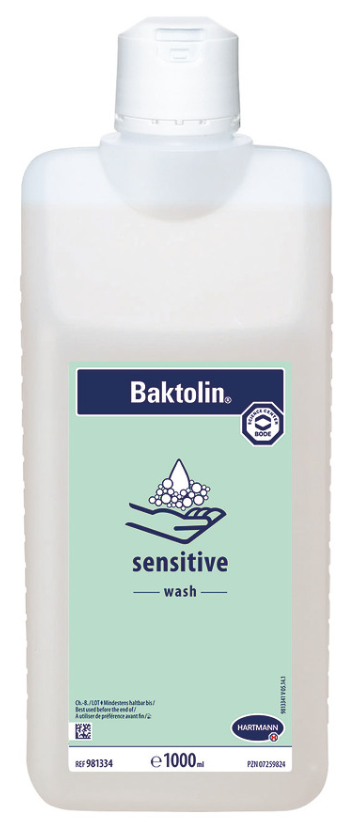 Baktolin Sensitive milde en voedende waslotion 1000 ML