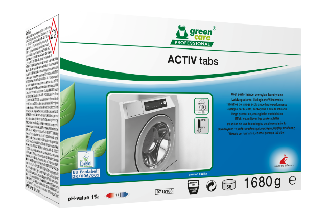 Greencare Activ tabs hypoallergene wastabletten 1 x 56 stuks (eco)