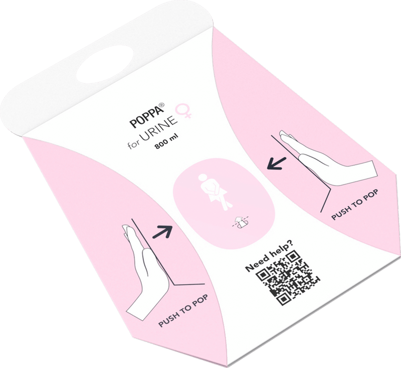 POPPA Eenmalig urinaal vrouw - Afbeelding 2